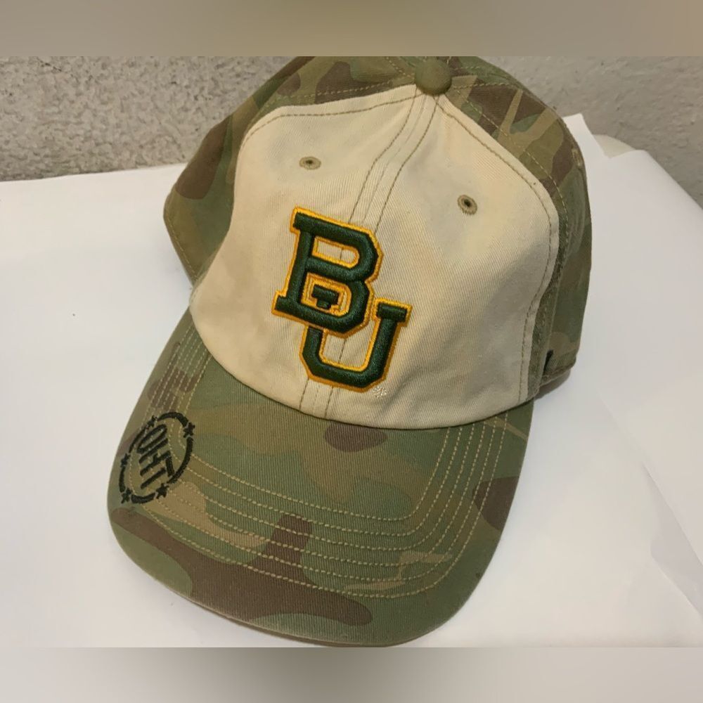Baylor University Embroidered 47 Brand Adjustable camo Hat Cap